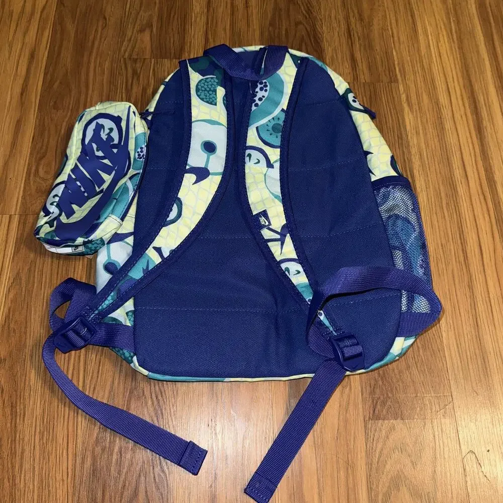 Nike Elemental Big Kids 20L Backpack w/Pencil Case HM6895-701 Green Blue Fruit